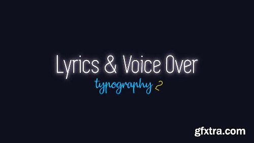 Videohive Lyrics and Voice Over Typography 2 21303987