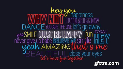 Videohive Lyrics and Voice Over Typography 2 21303987