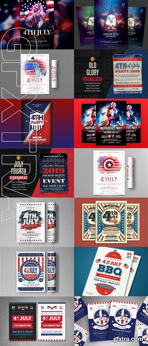 4 July ( independence Day ) Flyer Pack