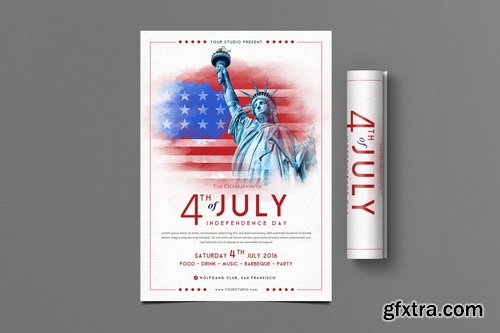 4 July ( independence Day ) Flyer Pack