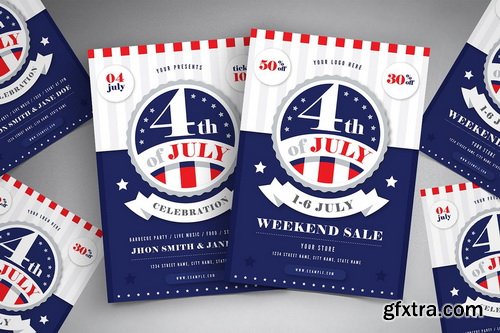 4 July ( independence Day ) Flyer Pack