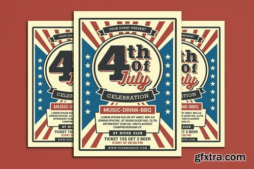 4 July ( independence Day ) Flyer Pack