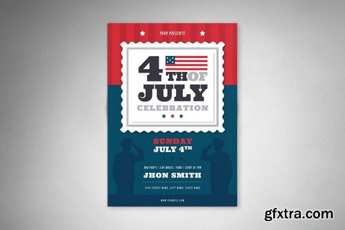 4 July ( independence Day ) Flyer Pack