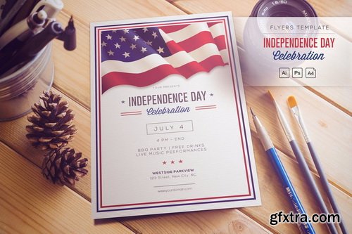 4 July ( independence Day ) Flyer Pack