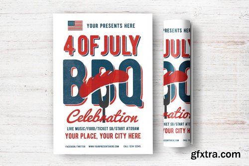 4 July ( independence Day ) Flyer Pack