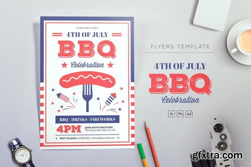 4 July ( independence Day ) Flyer Pack