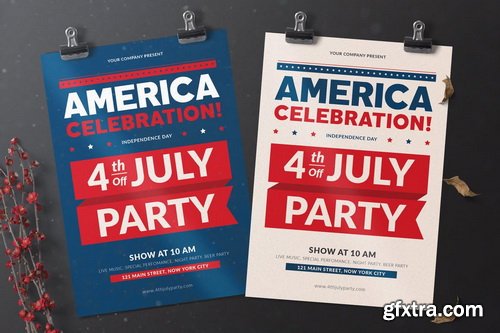 4 July ( independence Day ) Flyer Pack