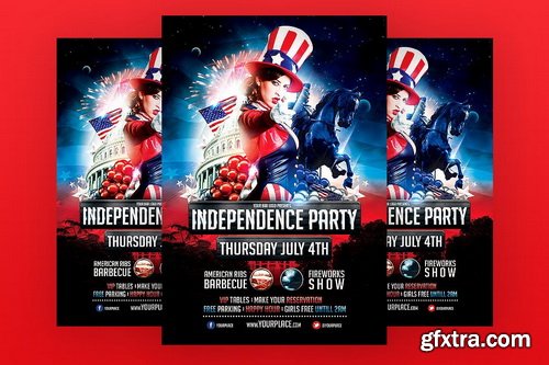 4 July ( independence Day ) Flyer Pack