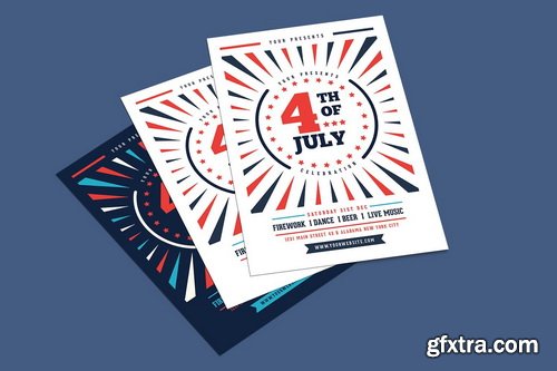 4 July ( independence Day ) Flyer Pack