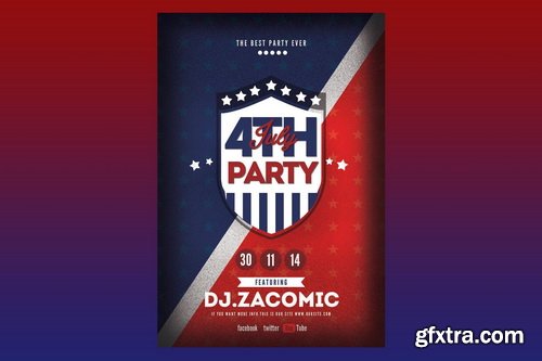 4 July ( independence Day ) Flyer Pack