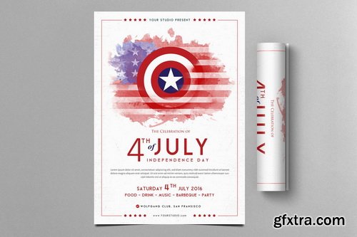 4 July ( independence Day ) Flyer Pack