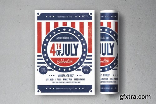 4 July ( independence Day ) Flyer Pack