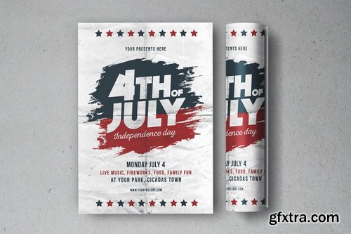 4 July ( independence Day ) Flyer Pack