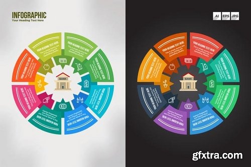 Timeline Infographics With Two Variations