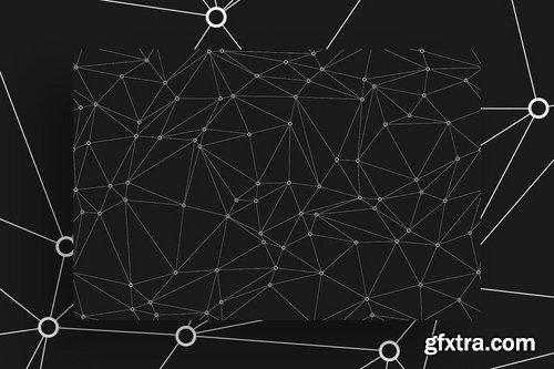 Outline Polygon Tileable Backgrounds