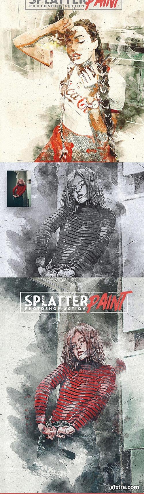 GraphicRiver - Splatter Paint Photoshop Action CS3+ - 22142198