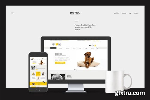 Puppylove - Creative PSD Template