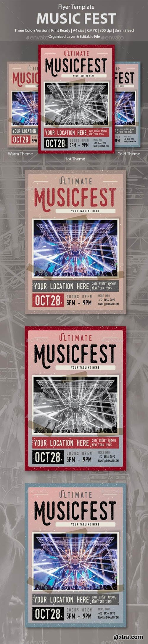 MusicFest Flyer Template 13418394