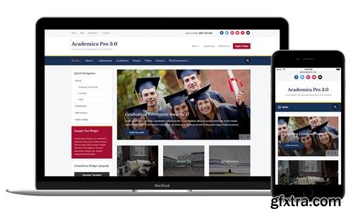 WPZoom - Academica Pro 3.0 v3.0.3 - WordPress Theme