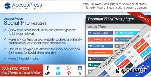 CodeCanyon - AccessPress Social Pro v1.3.6 - 10429645