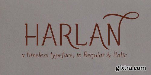 Harlan Font Family - 2 Fonts