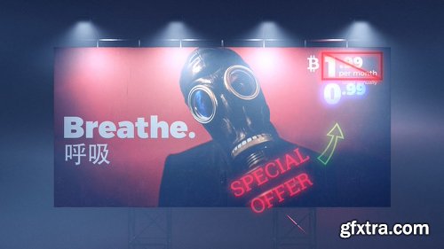 Videohive Cyberpunk Billboard 21494589