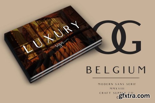 Belgium Font Family - 2 Fonts