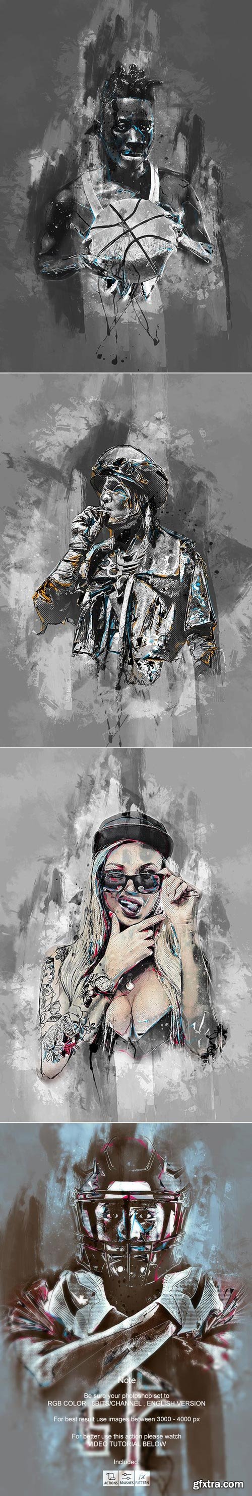 GraphicRiver - Paintero - Photoshop Action - 22196660