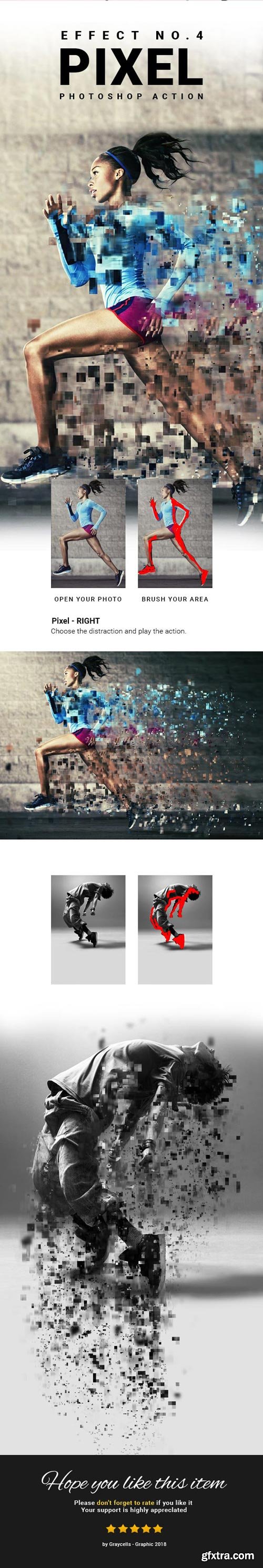 GraphicRiver - 4 in 1 Dispersion Photoshop Action - 21990130