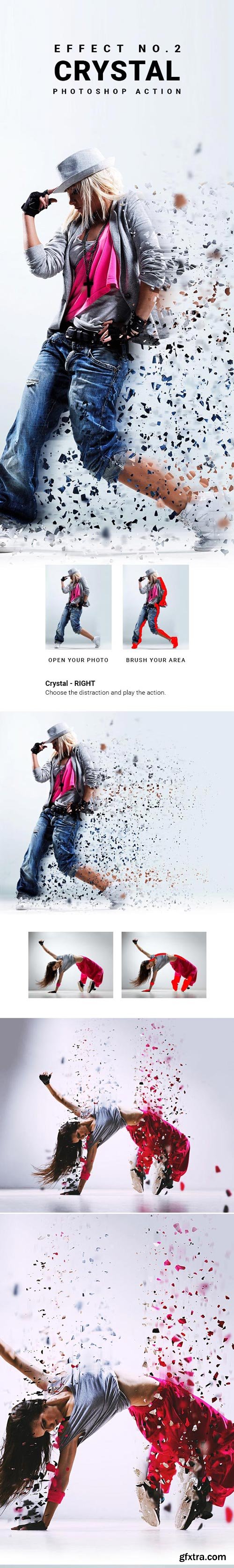 GraphicRiver - 4 in 1 Dispersion Photoshop Action - 21990130