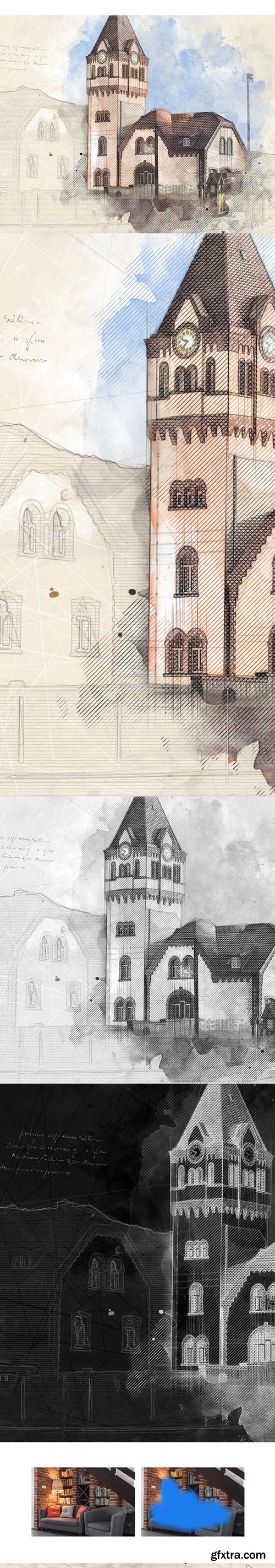 GraphicRiver - Architecto Photoshop Action - 21027905