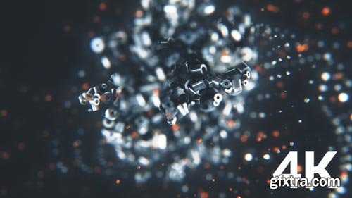 Videohive - Metalic Particles VJ Loop- 19307086