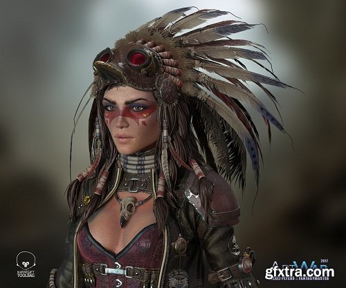 Quiana Wasteland Stalker 3D Model