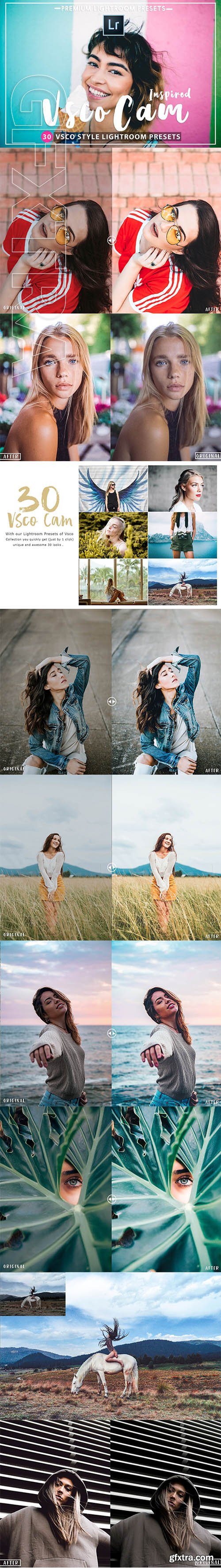 CreativeMarket - 30 VSCOcam Inspired Lightroom Preset 2636794