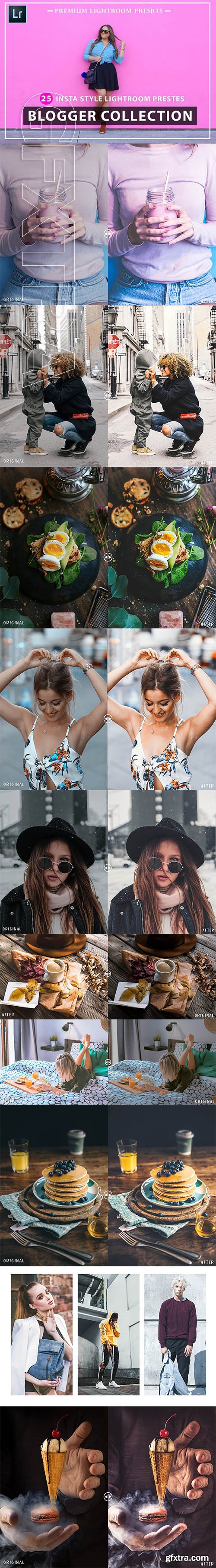 CreativeMarket - 25 Pro Blogger Lightroom Presets 2636845