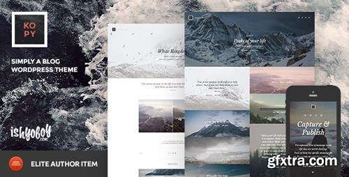 ThemeForest - Kopy WP v1.9 - Simply a Blog WordPress Theme - 11226345