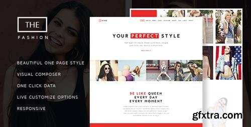 ThemeForest - NRG Fashion v1.2.1 - Model Agency One Page Beauty Theme - 14032825