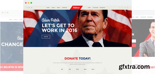 JoomShaper - Politist v1.8 - Responsive Joomla Template for Politicians/Election Campaigns