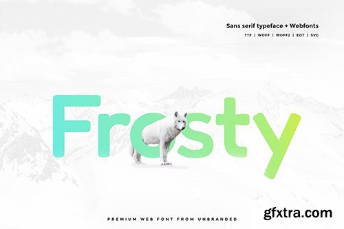 Frosty - Premium Typeface + WebFonts