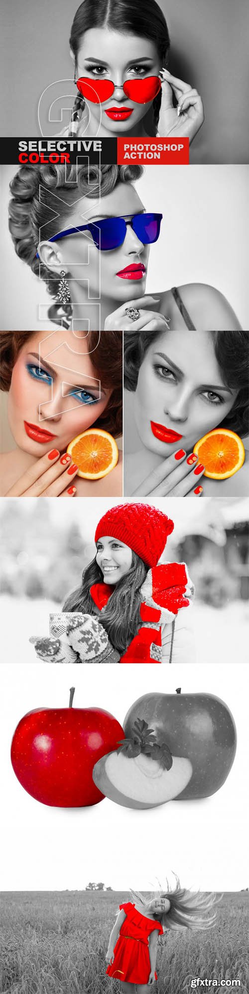 Selective Color Photoshop Action