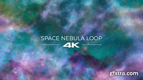 Videohive - Blue And Green Space Nebula - 19276483