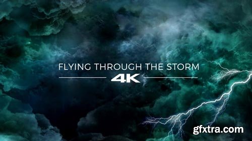 Videohive - Flying Through The Storm - 19667709