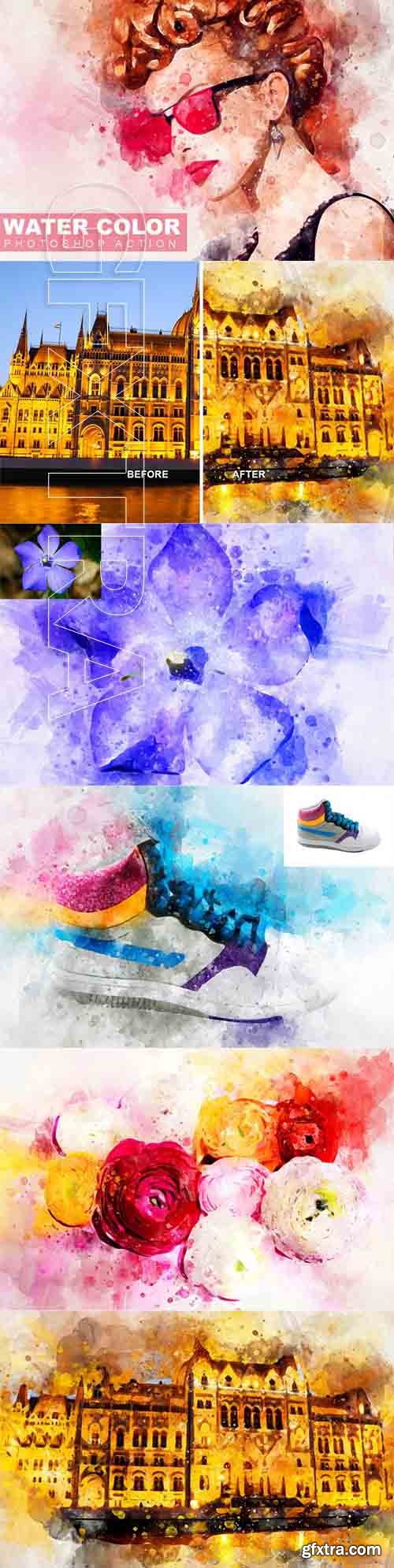 Water Color Photoshop Action