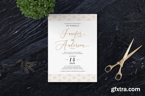 Elegant Wedding Invitation