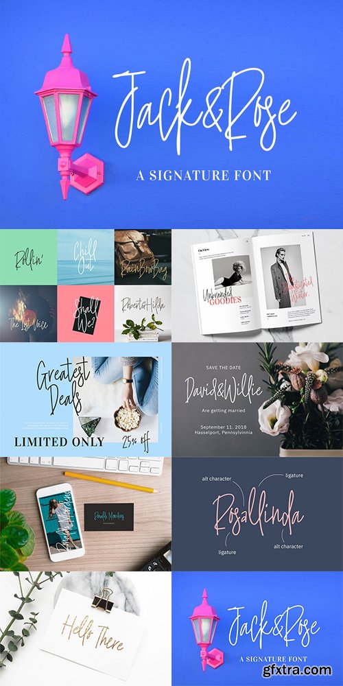 CM - Jack and Rose - A Signature Font 2490763