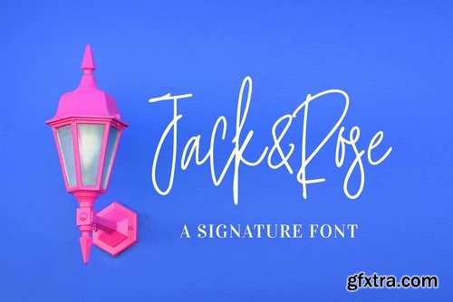 CM - Jack and Rose - A Signature Font 2490763