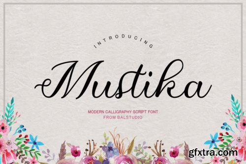 Mustika Script Font