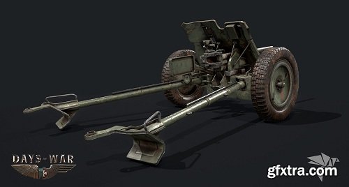 PAK-36 GUN 3D Model