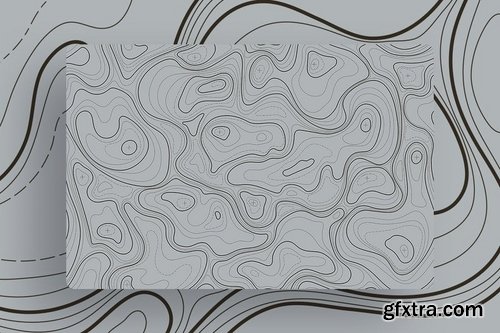 Topographic Map Tileable Backgrounds