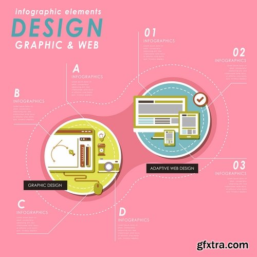 Business infographics education Web design element icon 25 EPS